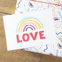 Bow & Hummingbird Bow & Hummingbird Postkarte Love – Produktbild 1 von 1