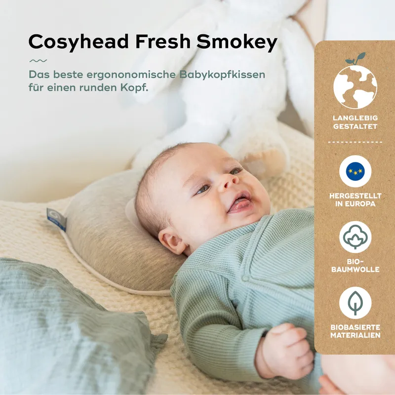 Babymoov Babymoov Kopfkissen Cosyhead, Grau, – Produktbild 2 von 2
