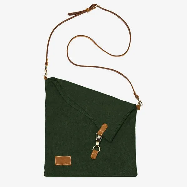 Dragolina Dragolina Flapover Crossbodytasche Nele, Tanne (dungelgrün), – Produktbild 1 von 2