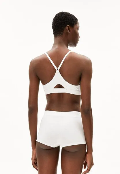 ARMEDANGELS ARMEDANGELS TOVAA RIB Damen Ripp-Bralette aus Bio-Baumwoll Mix, White, – Produktbild 2 von 4
