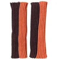 austriandesign at austriandesign.at Stulpen "Pulslinge kurz", Rotbraun/orange, – Produktbild 1 von 1