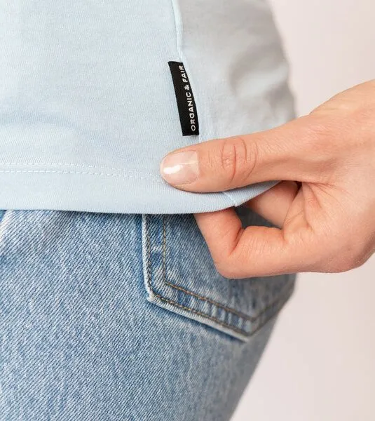 Gary Mash GARY MASH Slim Top Dana aus Biobaumwolle, Blau, – Produktbild 4 von 4