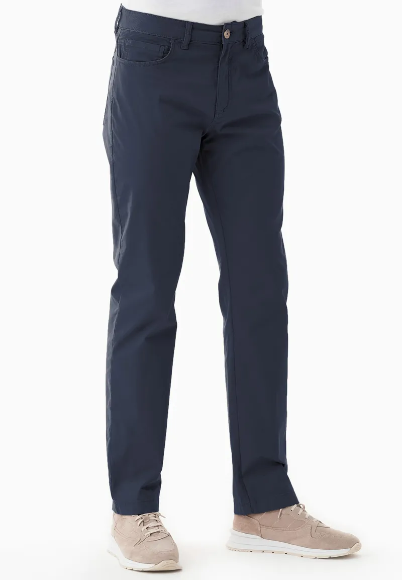 ORGANICATION ORGANICATION Herren vegan Hose Regular-Fit Navy Blau, Extra dunkelblau, – Produktbild 1 von 1