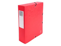 Exacompta 6 Exacompta Archivboxen, Colorspan-Karton, 600 g/m², DIN A4 maxi, RB 80 mm, rot – Produktbild 1 von 1