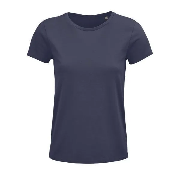 Sol's Sol's Damen T-Shirt Kurzarm Rundhals aus Bio - Baumwolle, Mouse grey (solid), – Produktbild 1 von 3