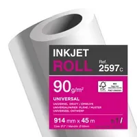 Clairefontaine Clairefontaine Inkjetplotterpapier Inkjet Universal 90 g/m² – Produktbild 2 von 2
