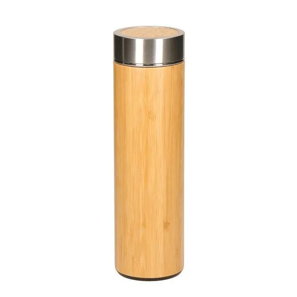 elasto elasto Vakuumflasche - doppelwandige Isolierflasche aus Edelstahl mit Teesieb – Produktbild 2 von 5