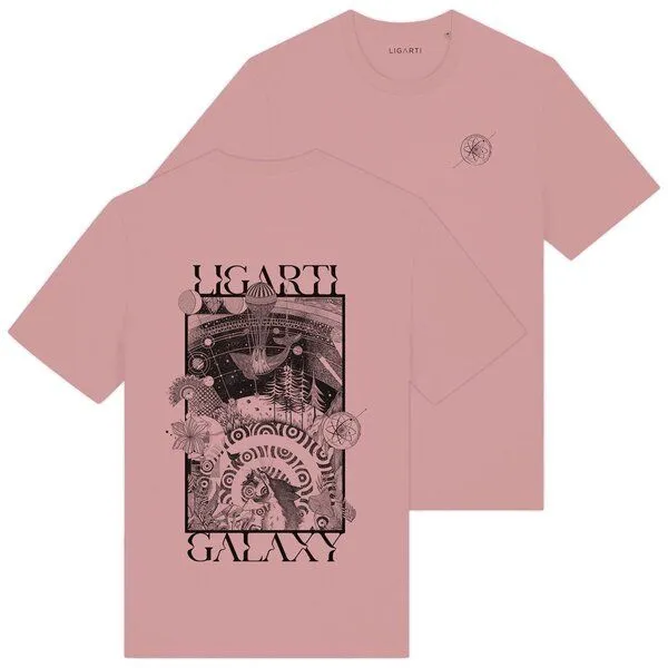 LIGARTI T-Shirt – Galaxy – LIGARTI Tiermanufaktur, Altrosa, – Produktbild 1 von 2