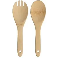 elasto elasto Salatbesteck 'Yanoda' aus Bambusholz - Set aus Löffel und Gabel – Produktbild 1 von 1