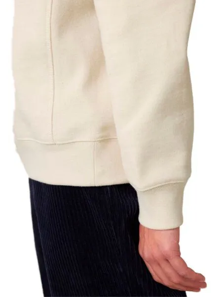 YTWOO YTWOO Klassisches Unisex Raglan Sweatshirt mit Relaxed Fit aus 100% Biobaumwolle, Cremeweiss meliert, – Produktbild 3 von 3
