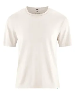 HempAge Hempage Herren vegan T-Shirt Aus Slub Jersey Cremefarben – Produktbild 1 von 1