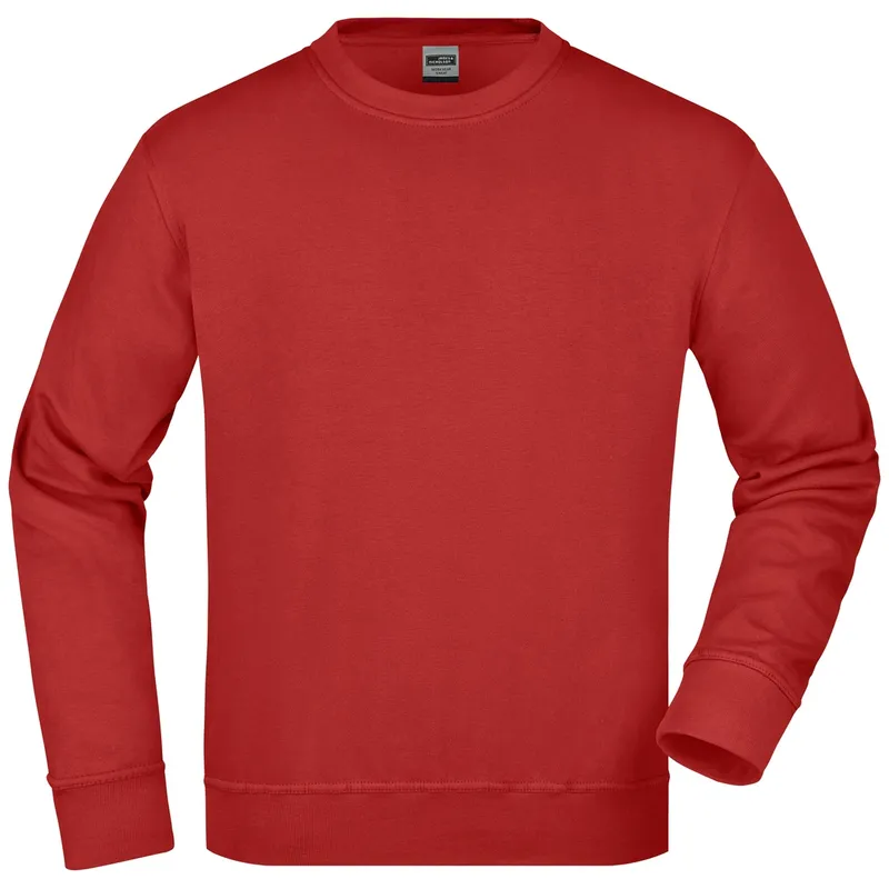 James & Nicholson James & Nicholson Klassisches Rundhals-Sweatshirt JN840, Wine, – Produktbild 1 von 1