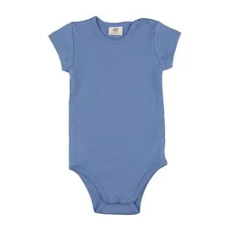 Walkiddy Baby Kurzarmbody GOTS zertifiziert – Hellblau, schlicht & bequem, weich auf der Haut | von Walkiddy – Produktbild 1 von 1