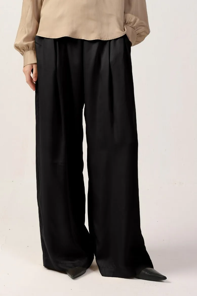 Neu Nomads Neu Nomads Damen vegan Hose Garbo Schwarz, Schwarz, – Produktbild 1 von 2