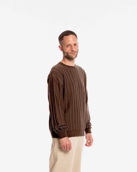 MATONA Matona Pullover | Field Sweater | aus Bio-Baumwolle | GOTS-zertifiziert, Pecan, – Produktbild 1 von 3