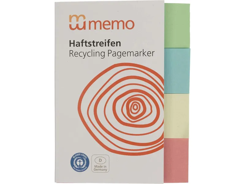 Memo memo Recycling-Haftstreifen 4 x 25 x 75 mm – Produktbild 1 von 1