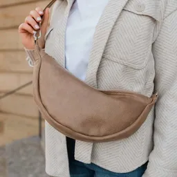 BOWLEANIES TASCHEN BOWLEANIES TASCHEN Moon Bag aus Lederfaserstoff – Produktbild 1 von 1