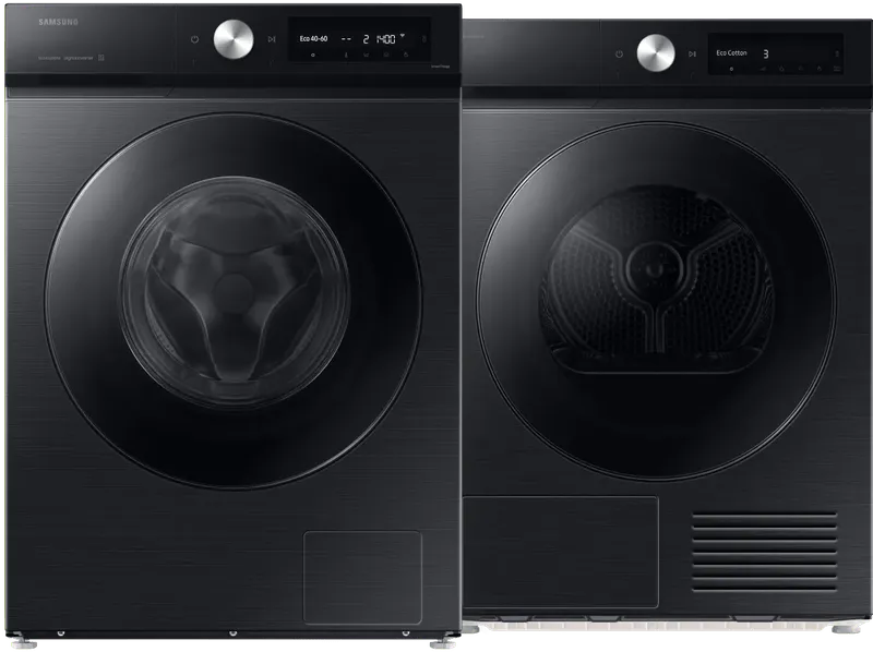 Samsung Samsung WW11DB7B34GBU2 + Samsung BESPOKE QuickDrive DV90DB78, Schwarz, – Produktbild 1 von 1