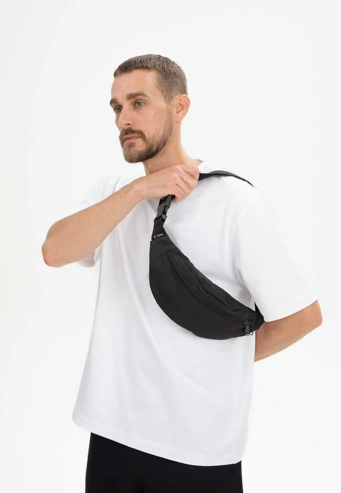 MELA MELA Bauchtasche Hip Bag, Hauptfach mit Reißverschluss, All black, – Produktbild 1 von 5