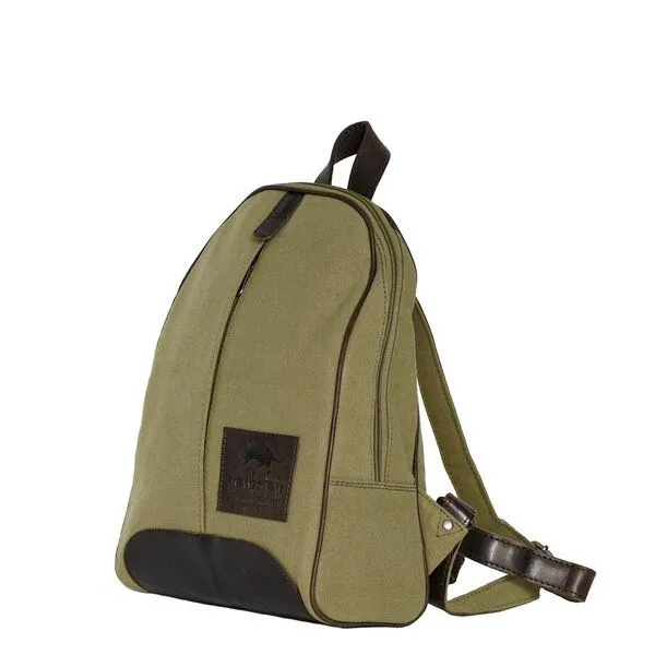 manbefair manbefair Rucksack Girona Canvas, Grün, – Produktbild 4 von 4