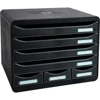 Exacompta Exacompta Schubladenbox STORE-BOX Mini Black Office schwarz – Produktbild 2 von 2