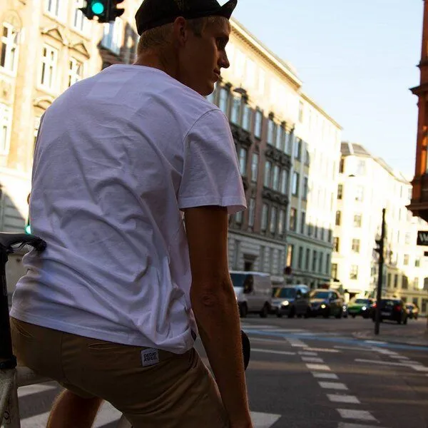 Dedicated DEDICATED Chino Shorts Nacka, Khaki (grün), – Produktbild 3 von 4