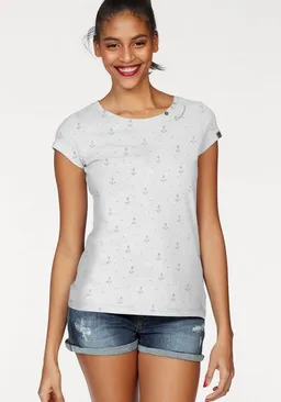 ragwear ragwear T-Shirt FLORAH A ORGANIC O mit maritimen Anker-Print – Produktbild 1 von 1