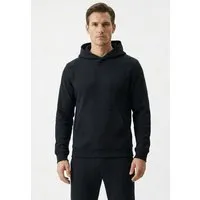 ORGANICATION ORGANICATION HECTORR | Waffel Hoodie aus Bio-Baumwolle & recyceltem Polyester, Black, – Produktbild 2 von 5