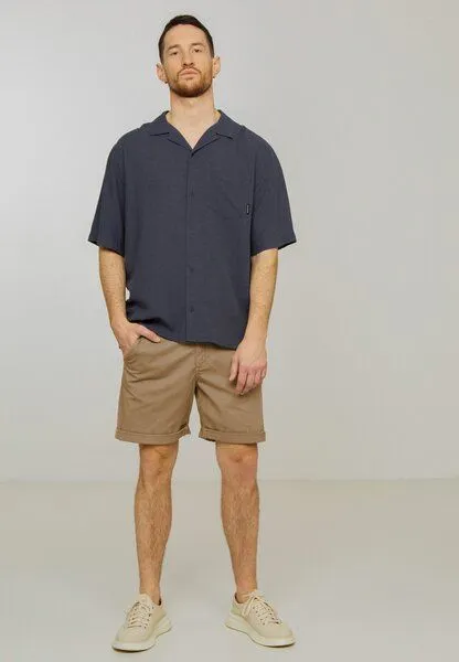 recolution Herren Shorts aus Bio-Baumwolle - MAJORAM - recolution, Dark sand (braun), – Produktbild 1 von 4