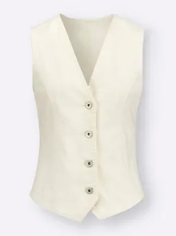 Witt Jeansweste ecru – Produktbild 1 von 1