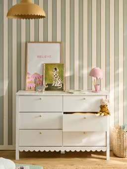 Vertbaudet Doppel-Kommode FESTON mit 6 Schubladen Tiefe 42cm Kinderzimmer – Produktbild 1 von 1