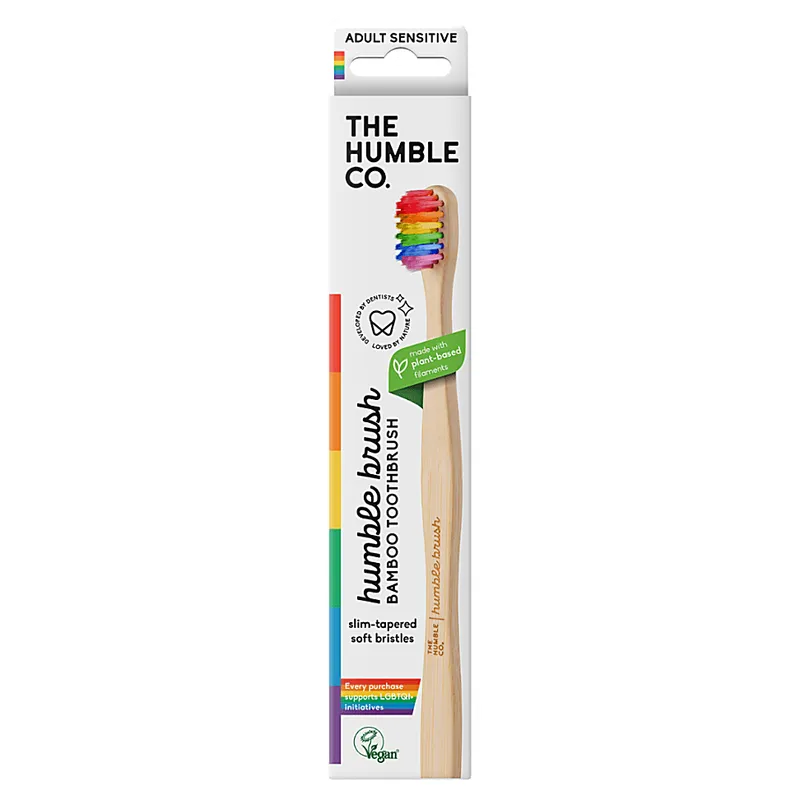 The Humble The Humble Co. Bambus-Zahnbürste Erwachsene Sensitive - Proud – Produktbild 1 von 1