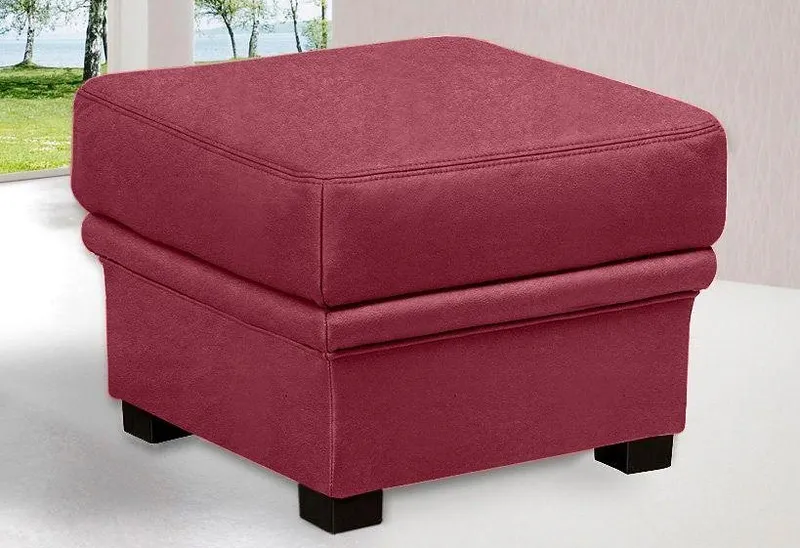 sit&more Polsterhocker Savona, B: 58 cm, individuell zu kombinieren, Rot, – Produktbild 3 von 5