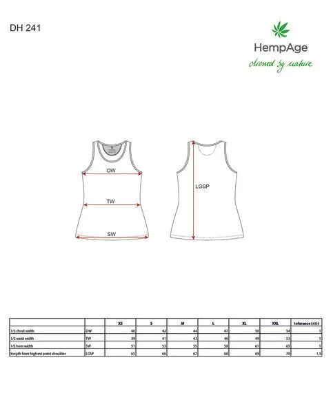 HempAge HempAge Lockeres Tank-Top Hanf/Biobaumwolle, Navy (blau), – Produktbild 1 von 4
