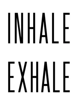 Photocircle Photocircle Poster / Leinwandbild - Inhale Exhale No6 – Produktbild 1 von 1