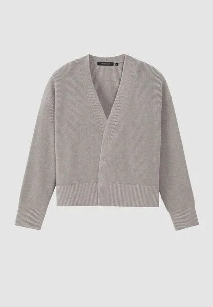 recolution Damen Strickcardigan aus Bio-Baumwolle - MORINGA - recolution, Greige (grau), – Produktbild 1 von 1