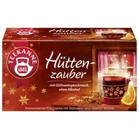 Teekanne Teekanne Hüttenzauber 20er - Einzeln verpackte Früchtetee-Beutel - Glühweinaroma - Ohne Alkohol - Vegan - Weihnachtstee - Getränke. 20 einzeln mit – Produktbild 1 von 1