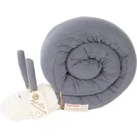 tinéba Kuschelschnecke Musselin blau Länge ca. 110 cm – Produktbild 1 von 1