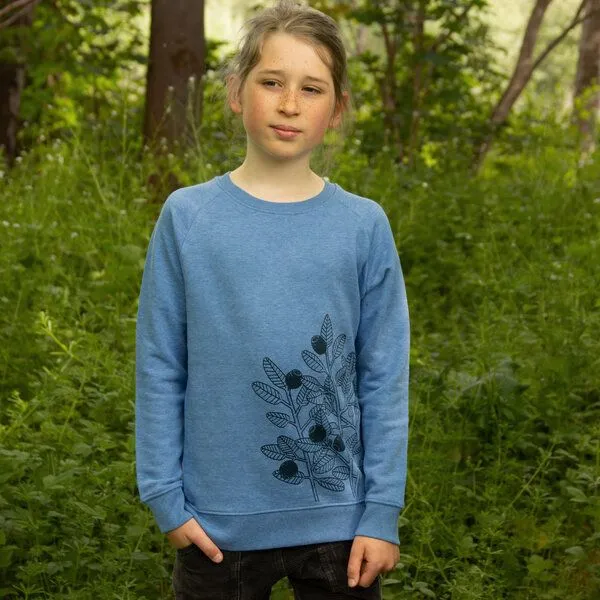 Cmig Cmig Blaubeer Pulli für Kinder in mid heather blue – Produktbild 3 von 4