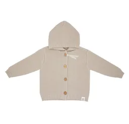 Maximo Maximo Fleecejacke GOTS BABY-Strickjacke, LL Kapuze, Knöpfe (1-St) – Produktbild 1 von 1