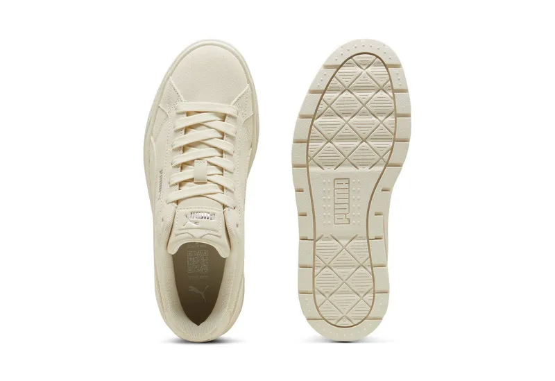 Puma Puma KARMEN II Sneaker mit markanter Plateausohle, robuste Gummilaufsohle, Weiß, – Produktbild 4 von 5