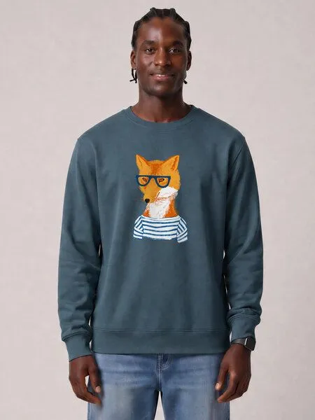 watapparel watapparel Sweatshirt Unisex Fuchs, Stargazer, – Produktbild 2 von 2