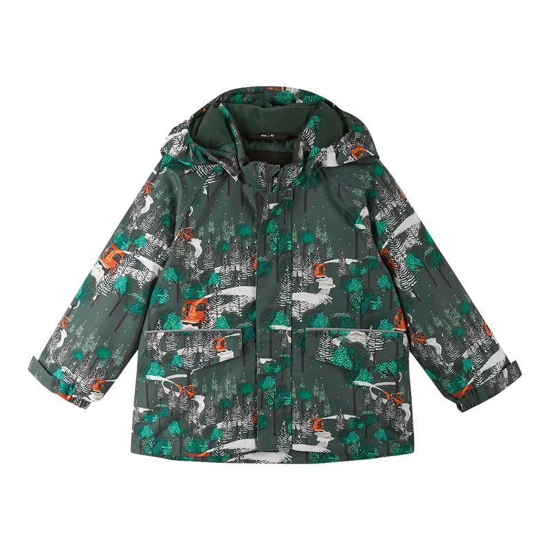 REIMA Reima Winterjacke mit Kapuze Wald, Gruen, – Produktbild 1 von 3