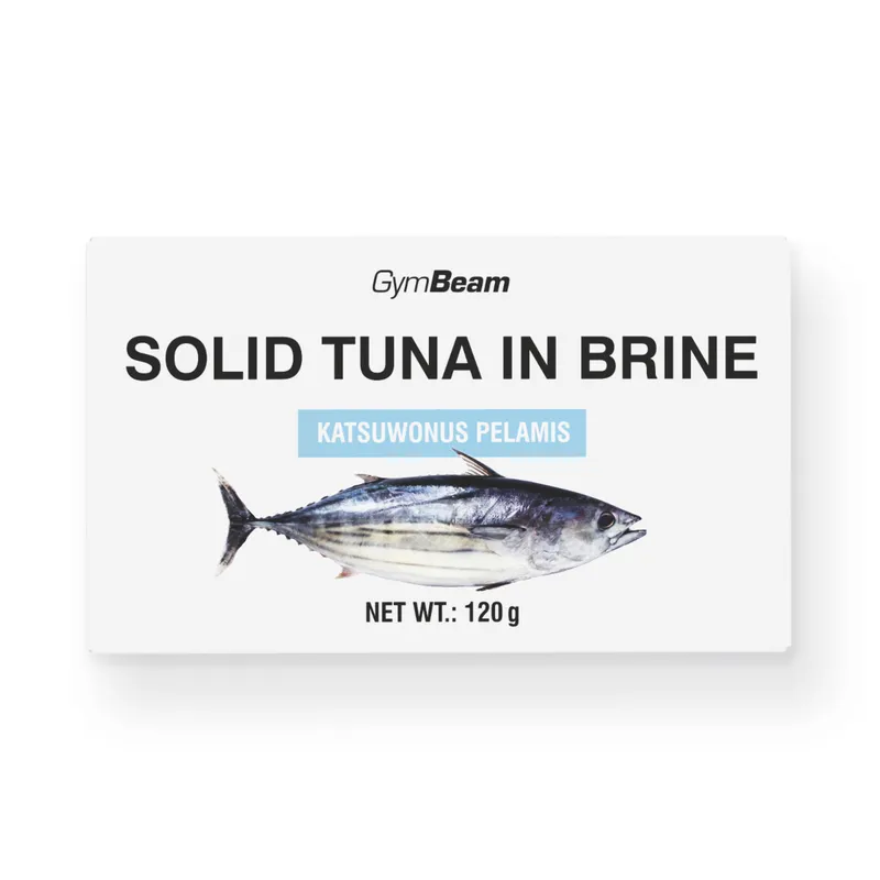GymBeam Food GymBeam Thunfisch in Salzlake 120 g – Produktbild 1 von 1