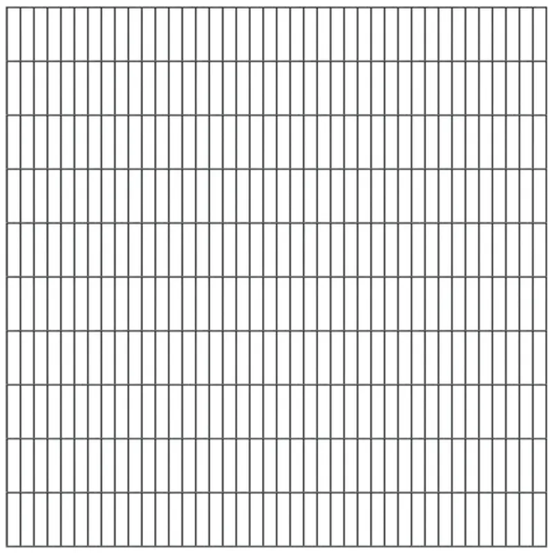 Alberts ALBERTS Doppelstab-Gittermatte, verz.anthr, BxH2000x2000mm, Draht-Ø6/5/6, Masche50x200mm – Produktbild 1 von 1