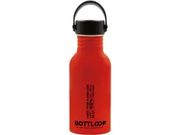 BOTTLOOP Trinkflasche mit Sportkappe inkl. 1-farbigem Druck, 0,6 l – Produktbild 1 von 1