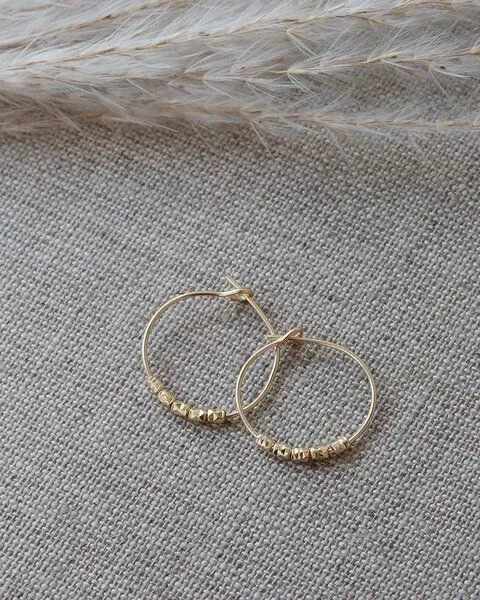pikfine pikfine Creolen "Julie", Gold, – Produktbild 1 von 2