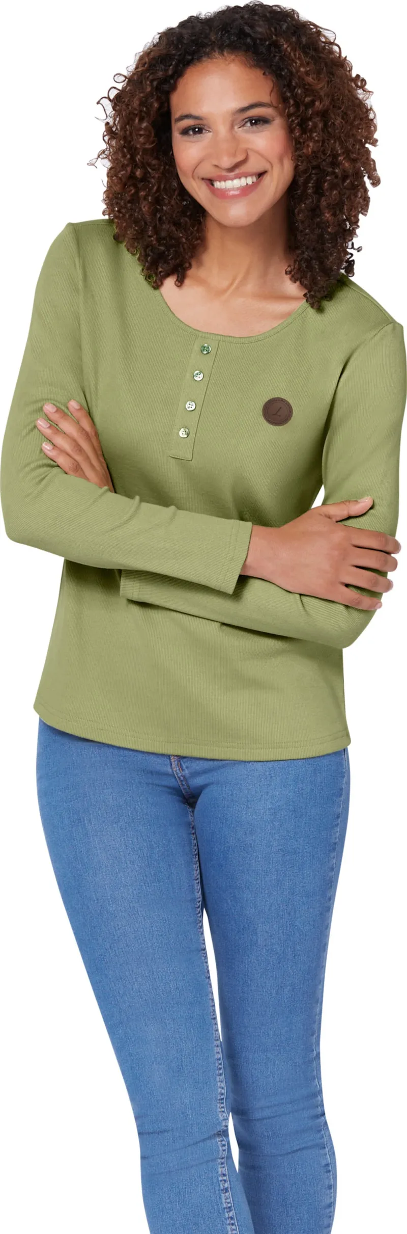 Witt Langarmshirt lindgrün, Lindgrün, – Produktbild 2 von 2