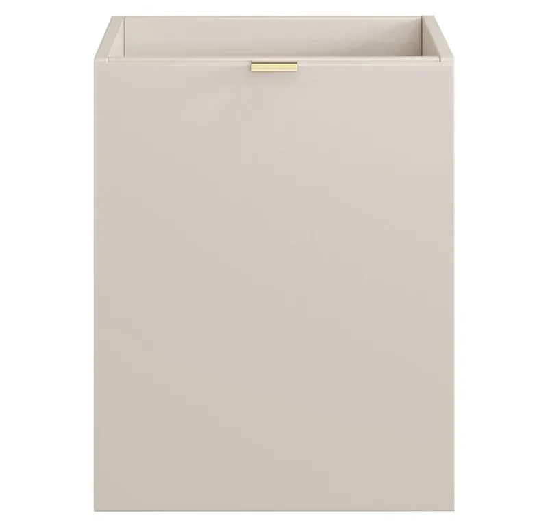 Lomadox Unterschrank DURANGO-56 40 cm breit mit Wäschekorb, Weiß, – Produktbild 5 von 5