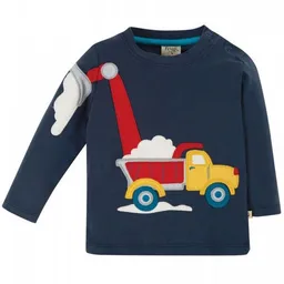 Frugi Frugi Langarm-Shirt Truck indigo-blau – Produktbild 1 von 1